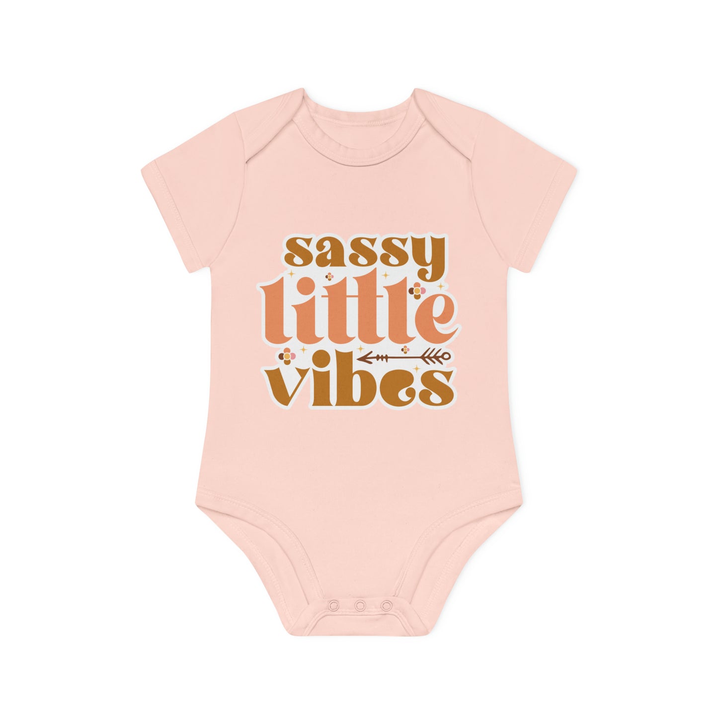 "Adorable Organic Short Sleeve Baby Bodysuit- Baby Organic Short Sleeve Bodysuit