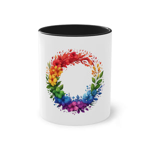 "Rainbow Pride" - Two Tone Mug