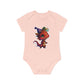 "Adorable Party  Dragon" - Baby Organic Short Sleeve Bodysuit