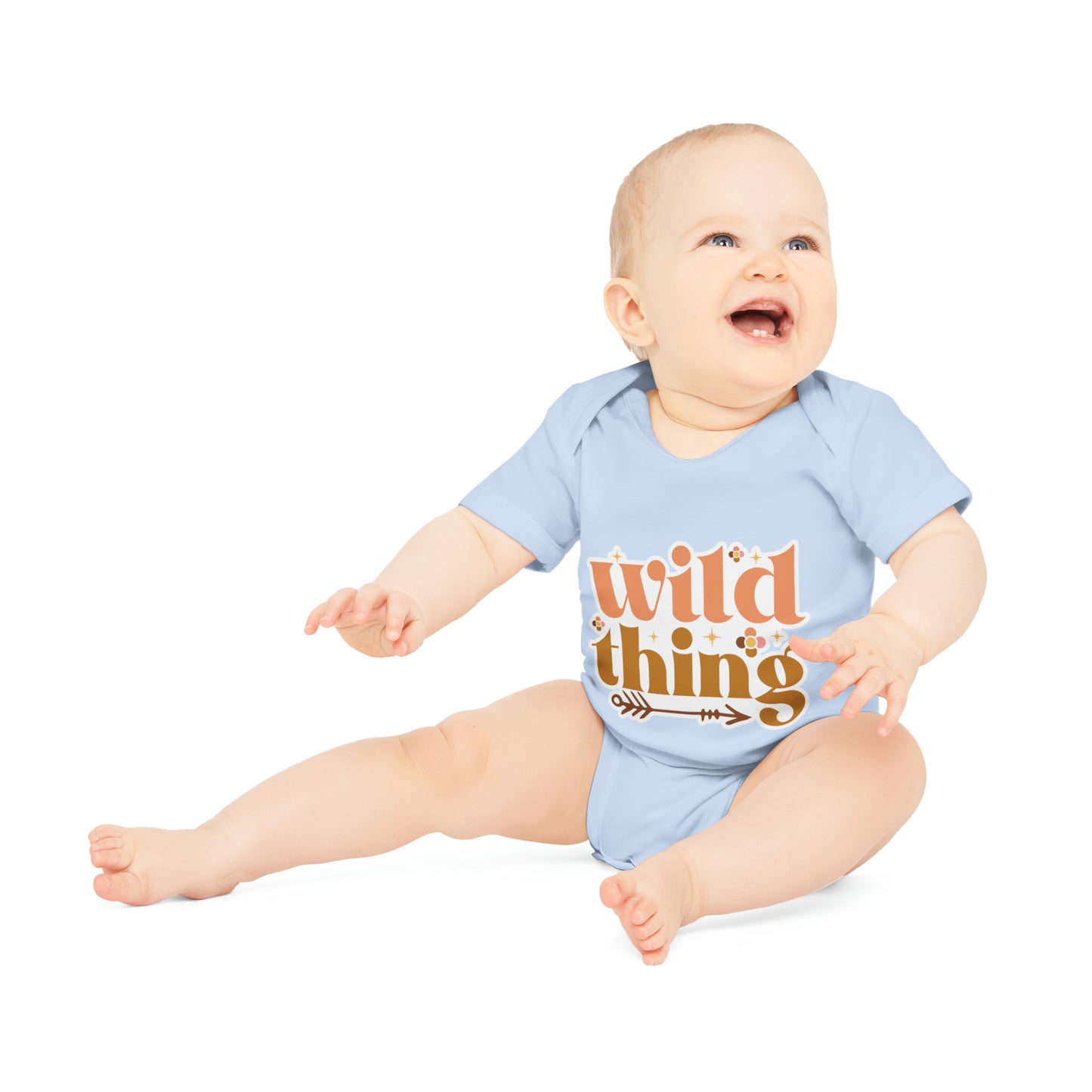 "Wild Thing" - Sweet Baby Organic Short Sleeve Bodysuit