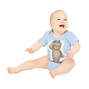 "Organic Cutie: Baby Short Sleeve Bod- Baby Organic Short Sleeve Bodysuit