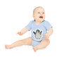 "Penguin Cutie" - Baby Organic Short Sleeve Bodysuit