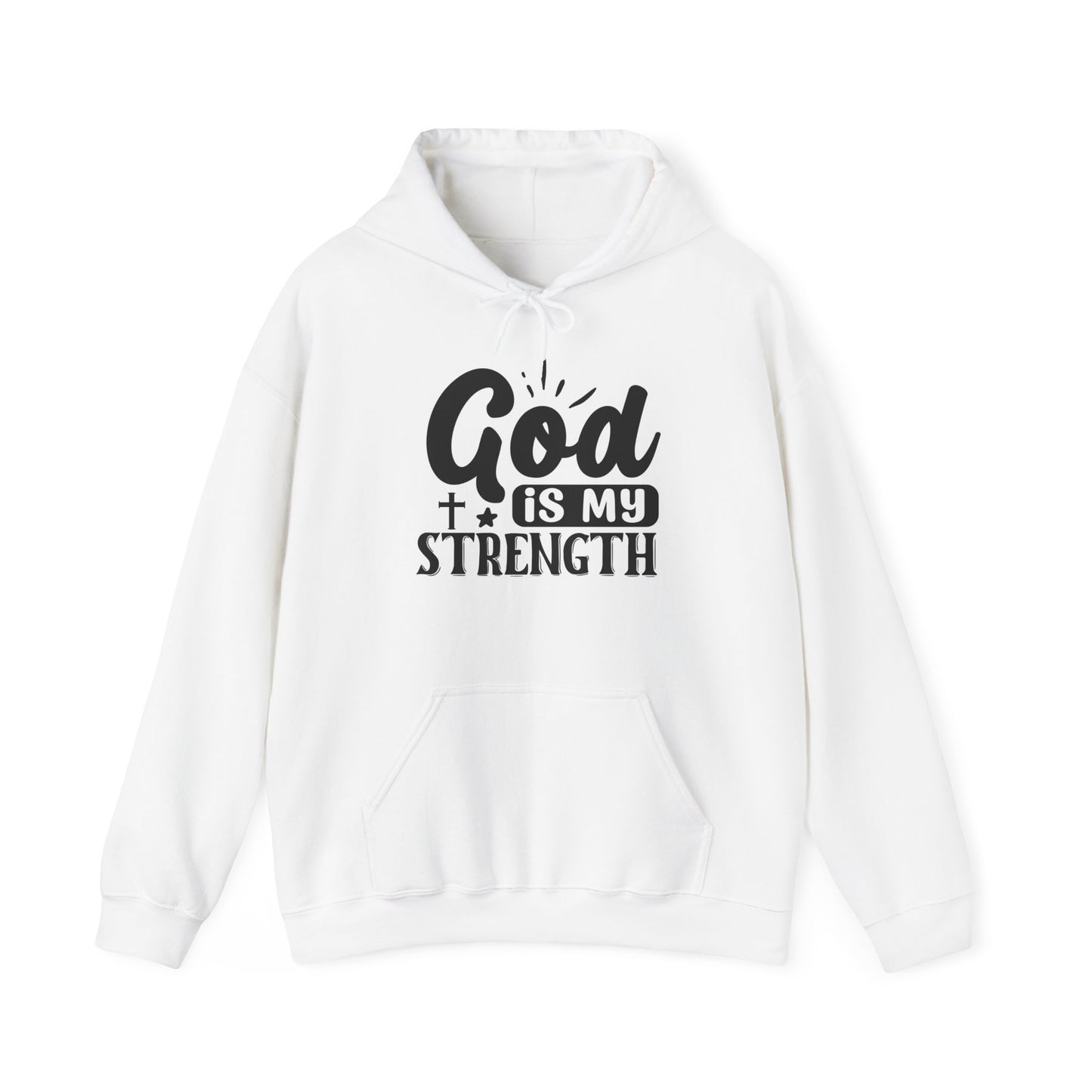 "God is my Strength" - Hooded Sweatshirt - Hoodie