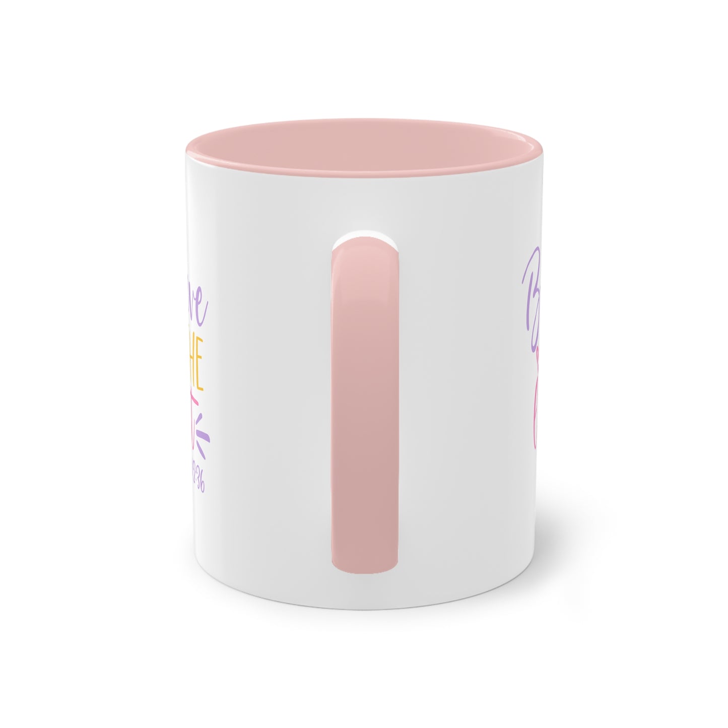 "Believe in the Light" - Christian Love - Two Tone Mug