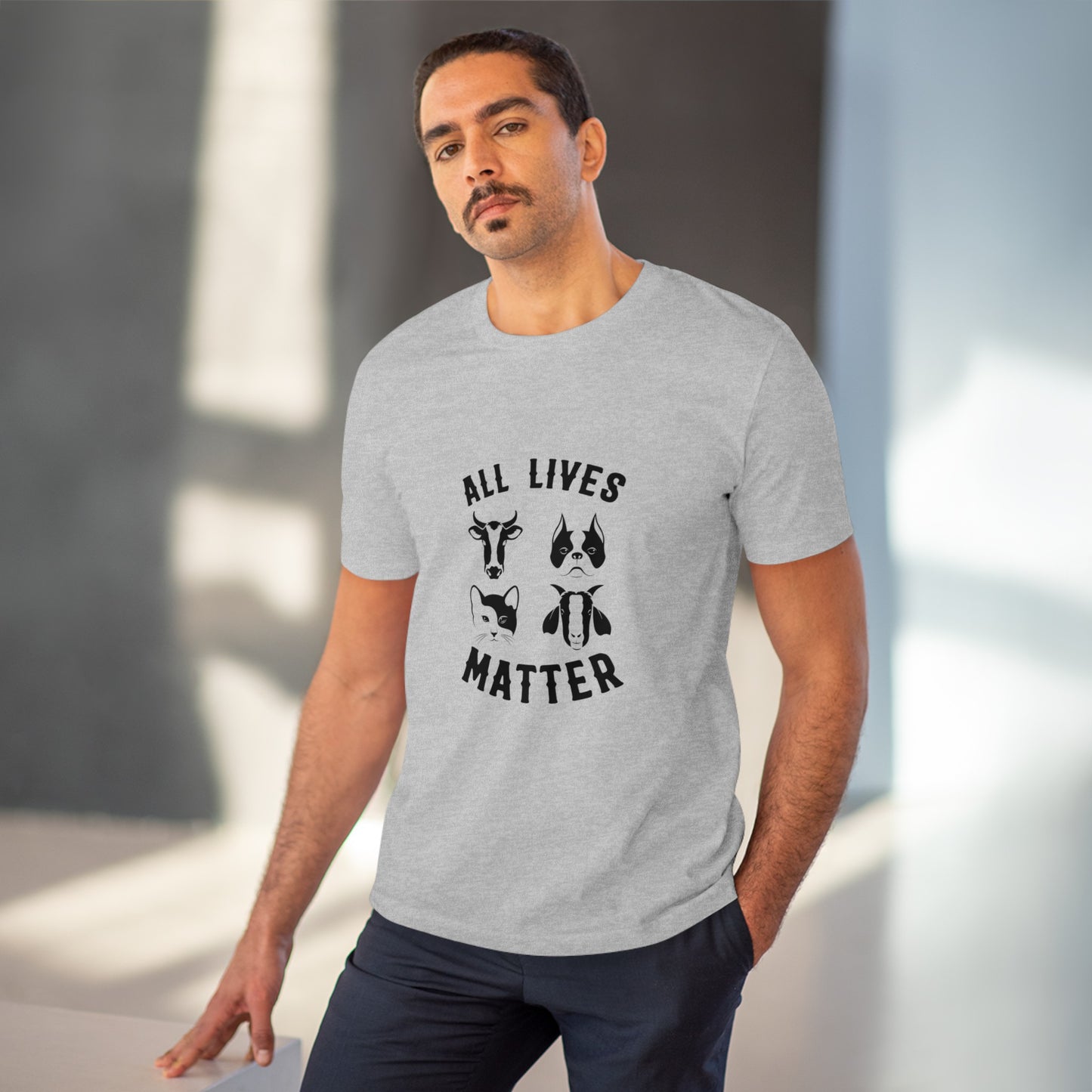 "All Lives Matter" Vegan Vibes Tee- T-Shirt