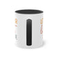 "Let your light shine" - Christian Quote - Two Tone Mug