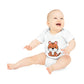 "Cute Tiger" - Adorable Baby Organic Short Sleeve Bodysuit