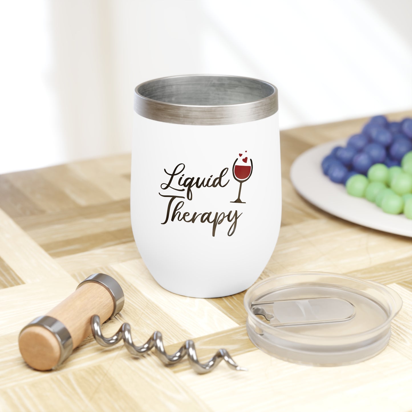 "Liquid Therapy" - Wine Tumbler