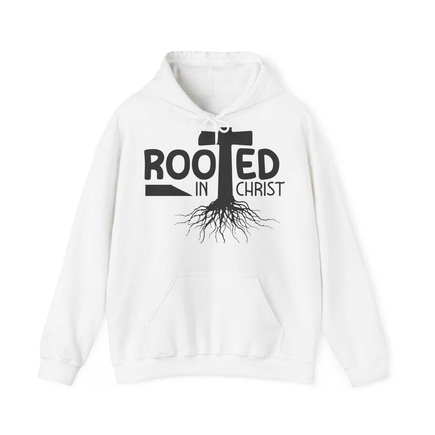 "Faith-Filled Comfort: Christian Quote Hood- Hoodie