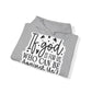 "Faith-Filled Comfort: Christian Quote Hood- Hoodie