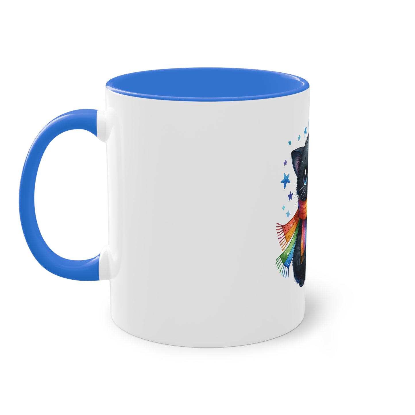 "Rainbow Pride Celebrate Love" - Two Tone Mug