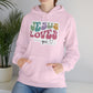 "Jesus Loves You" - Faithfully Cozy Hooded Sweatshirt - Hoodie