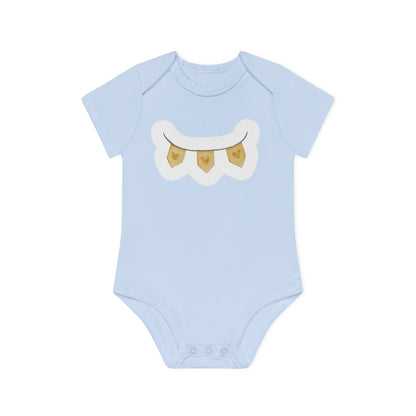 "Adorable Hearts Eco-Friendly" - Baby Organic Short Sleeve Bodysuit