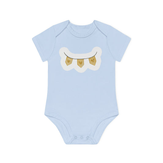 "Adorable Hearts Eco-Friendly" - Baby Organic Short Sleeve Bodysuit