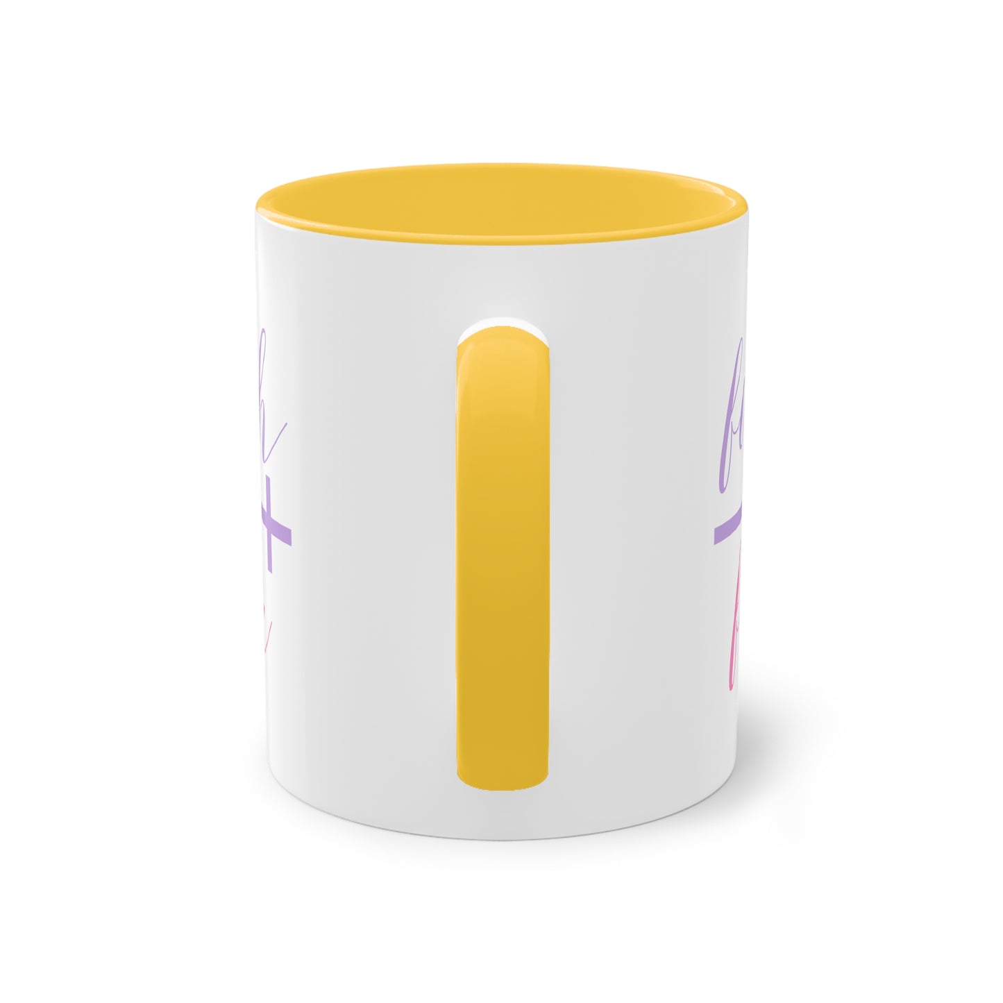 "Faith over Fear" - Christian Love - Two Tone Mug