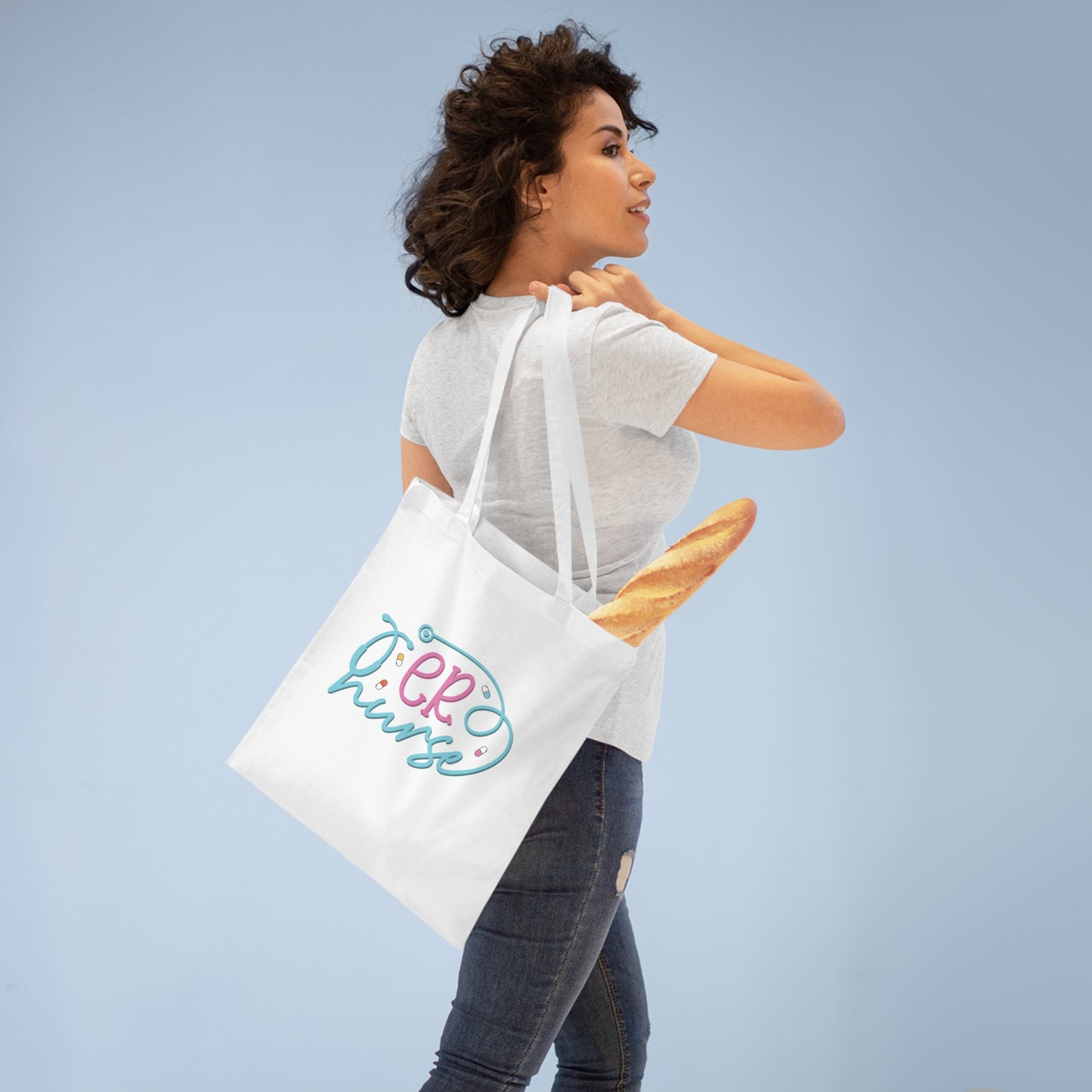 "Carry Your Compassion: Nurse Tote- Tote Bag