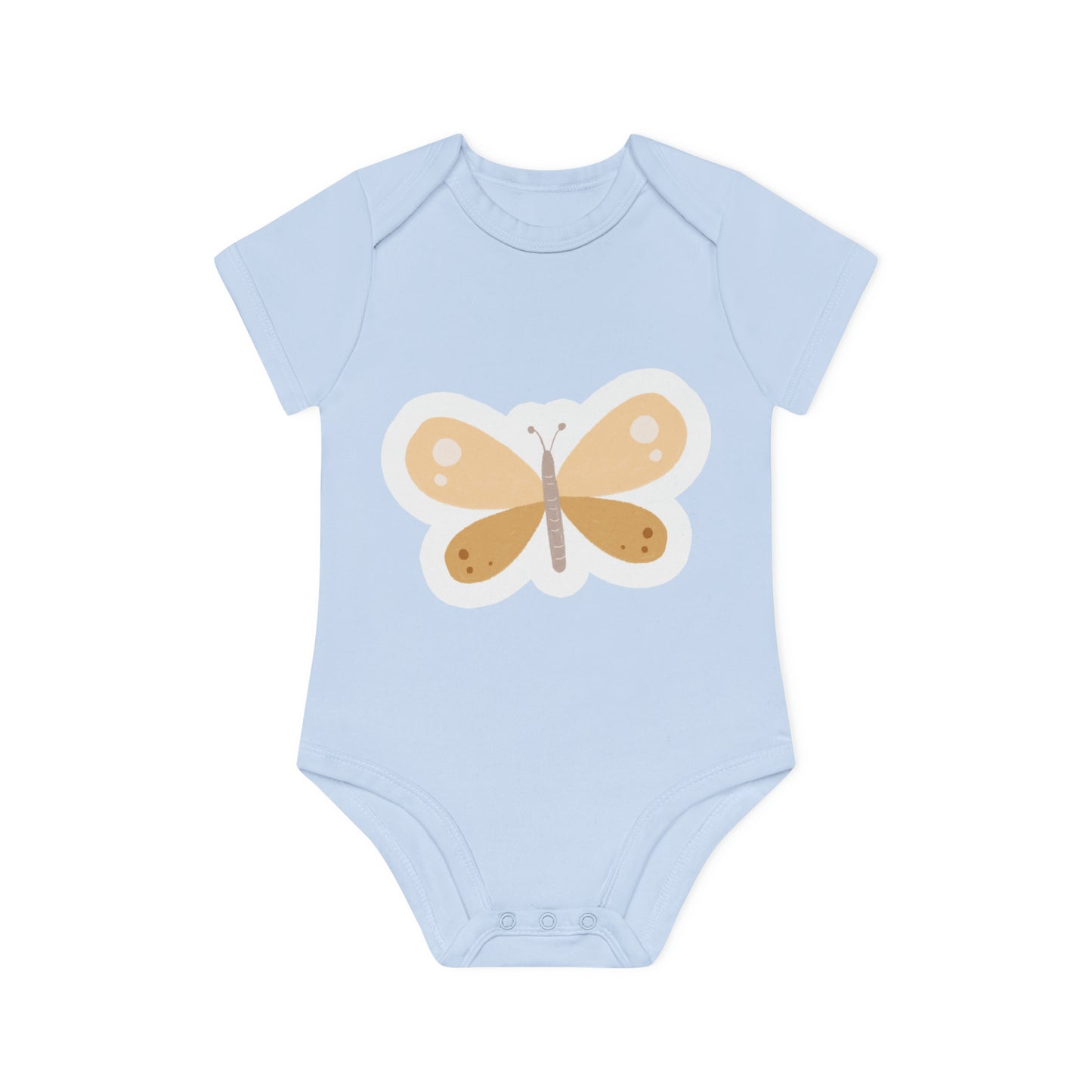 "Organically Adorable: Baby Short Sleeve Bod- Baby Organic Short Sleeve Bodysuit