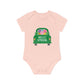 "Hello Spring" - Baby Organic Short Sleeve Bodysuit