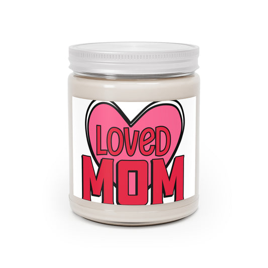 "Mom's Elegance: Luxurious Rose- Scented Candle