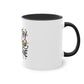 "Rainbow Love: Stay PawSitive" - Two Tone Mug