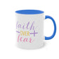 "Faith over Fear" - Christian Love - Two Tone Mug