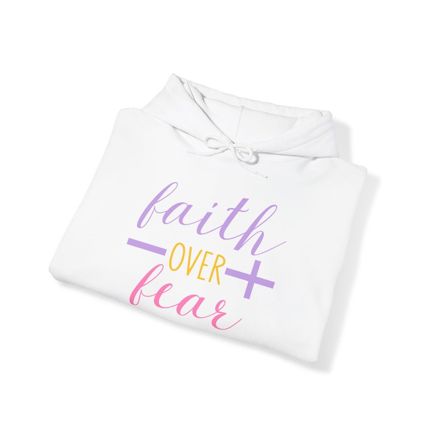 "Faith over Fear" - Christian Quote - Hoodie