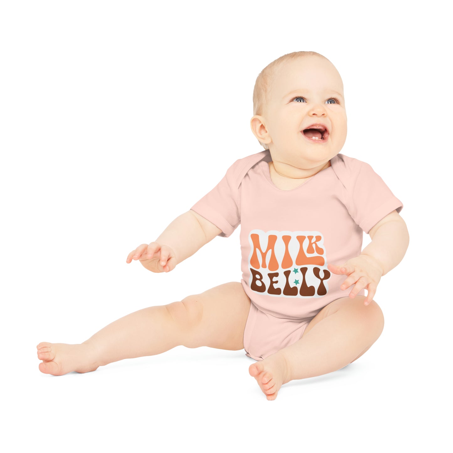 "Adorable Baby Organic Short Sleeve Bodysuit- Baby Organic Short Sleeve Bodysuit