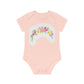 "Blooming Cutie Pie" - Baby Organic Short Sleeve Bodysuit