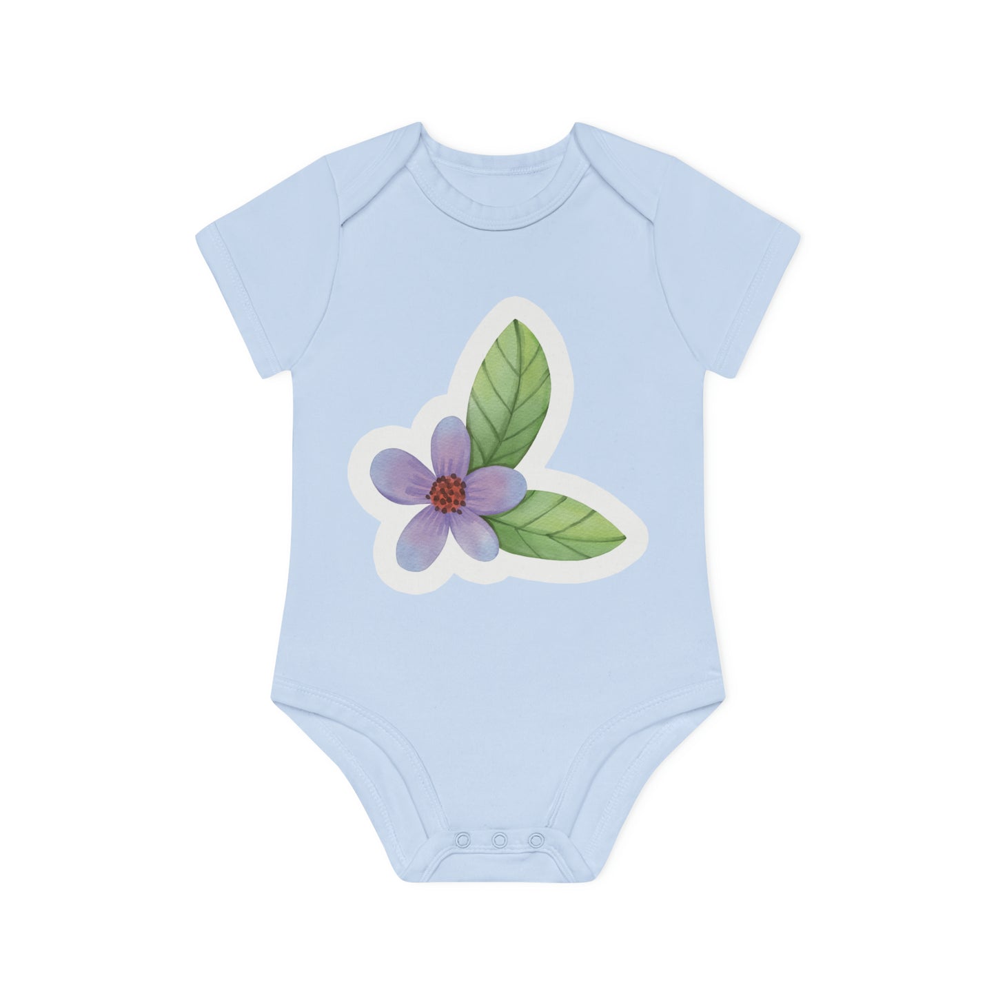 "Cuddly Cutie Organic Short Sleeve Bodys- Baby Organic Short Sleeve Bodysuit