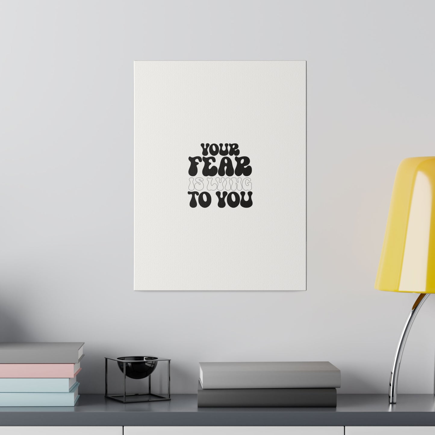 "Mental Health Quote" Canvas Art - Promote- Quote Canvas