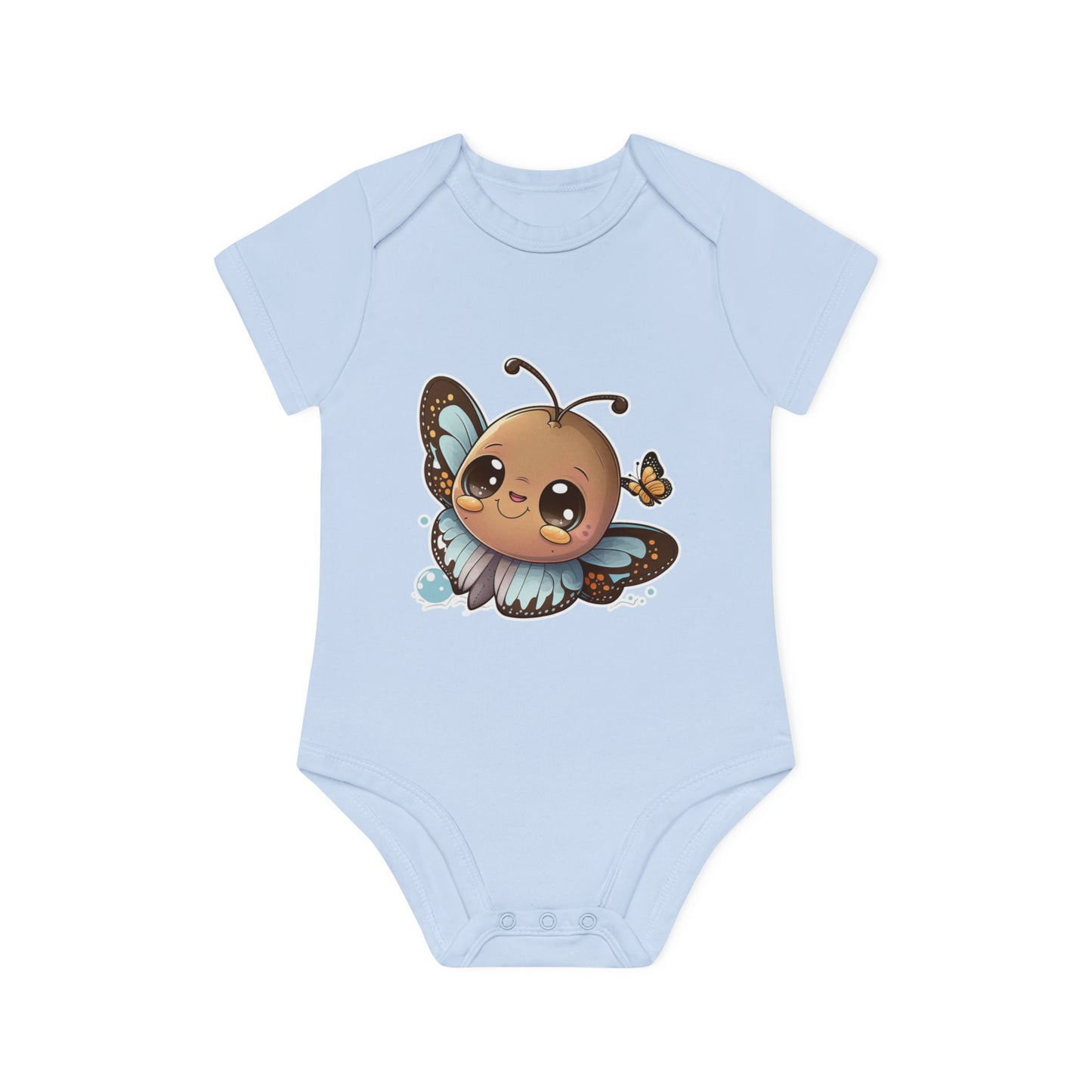 "Organic Cutie: Baby Short Sleeve Bod- Baby Organic Short Sleeve Bodysuit