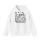 "Faith-Filled Comfort: Christian Quote Hood- Hoodie