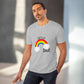 "Proud Dad Pride Flag Tee"- T-Shirt