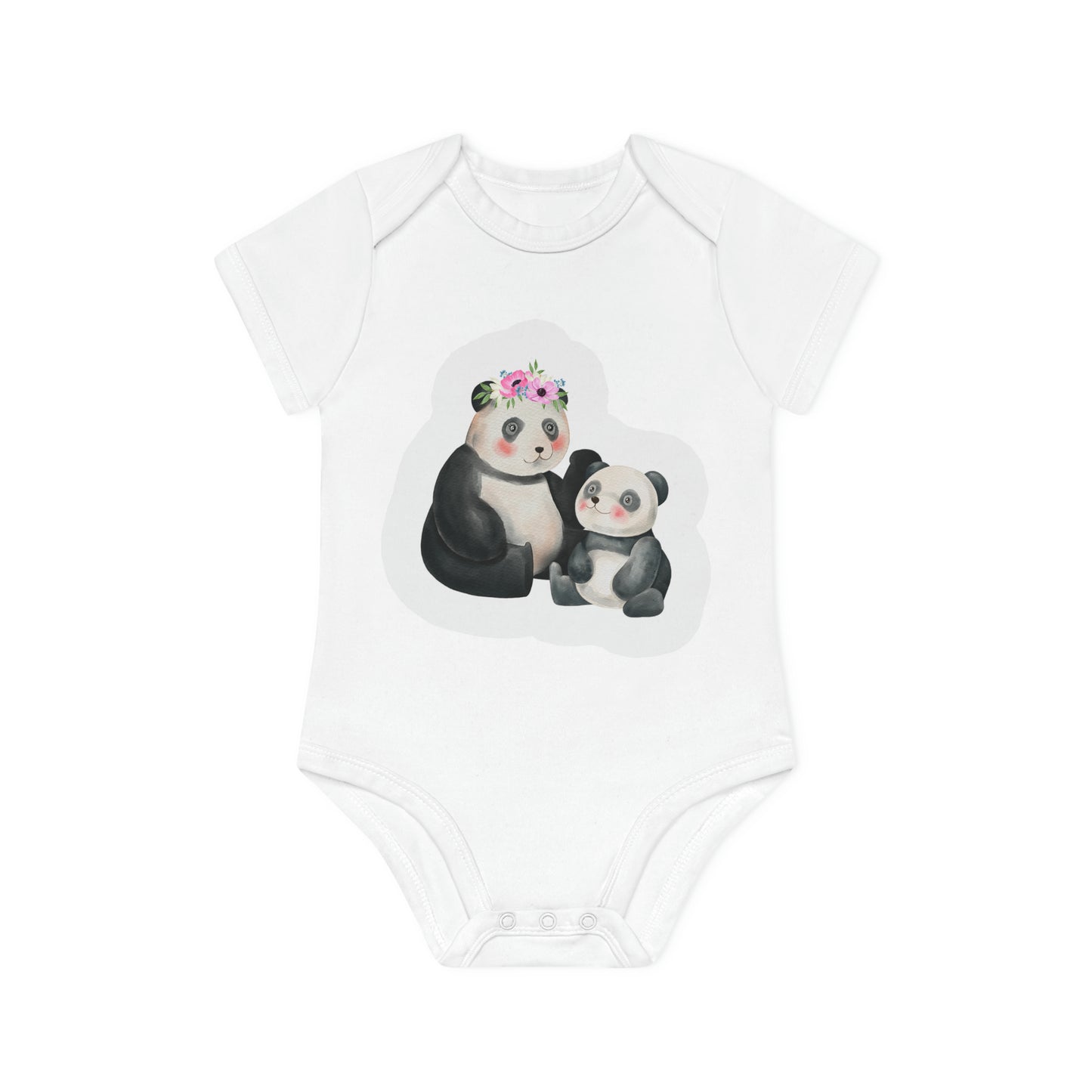 "Adorable Organic Short Sleeve Bodysuit for- Baby Organic Short Sleeve Bodysuit