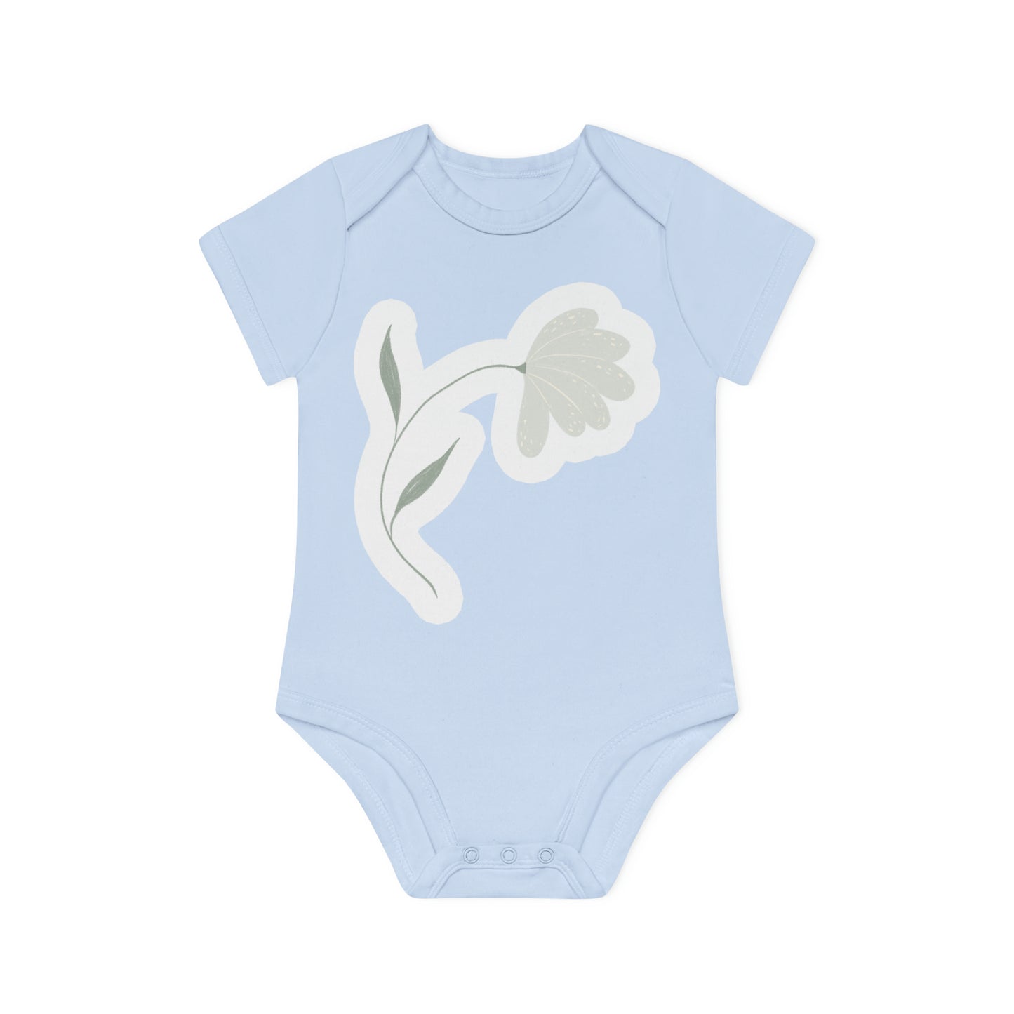 "Organic Cutie: Baby Short Sleeve Bod- Baby Organic Short Sleeve Bodysuit