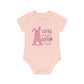 "Little Miss Cotton Tail" - Baby Organic Short Sleeve Bodysuit