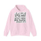 "Heavenly Comfort: Christian Quote Hooded Sweat- Hoodie