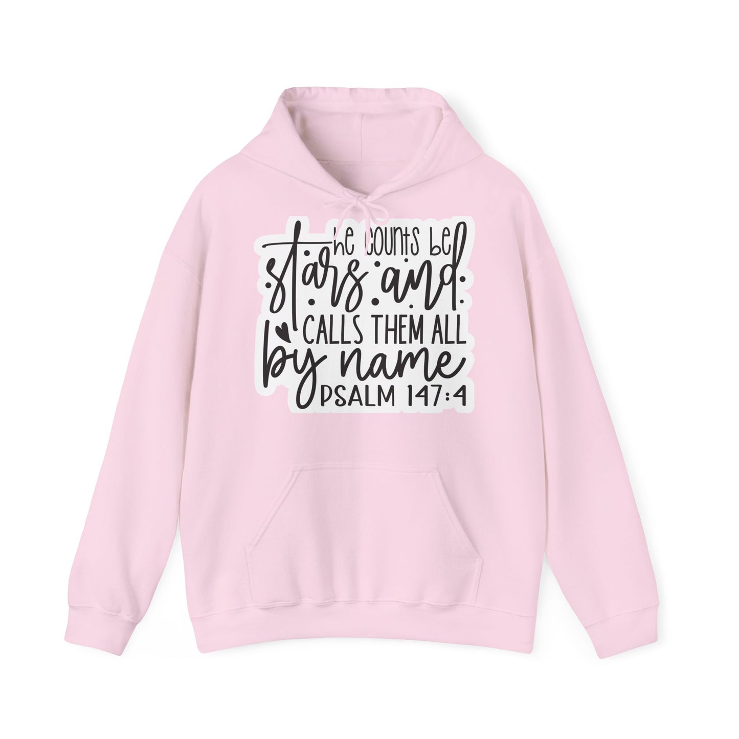 "Heavenly Comfort: Christian Quote Hooded Sweat- Hoodie