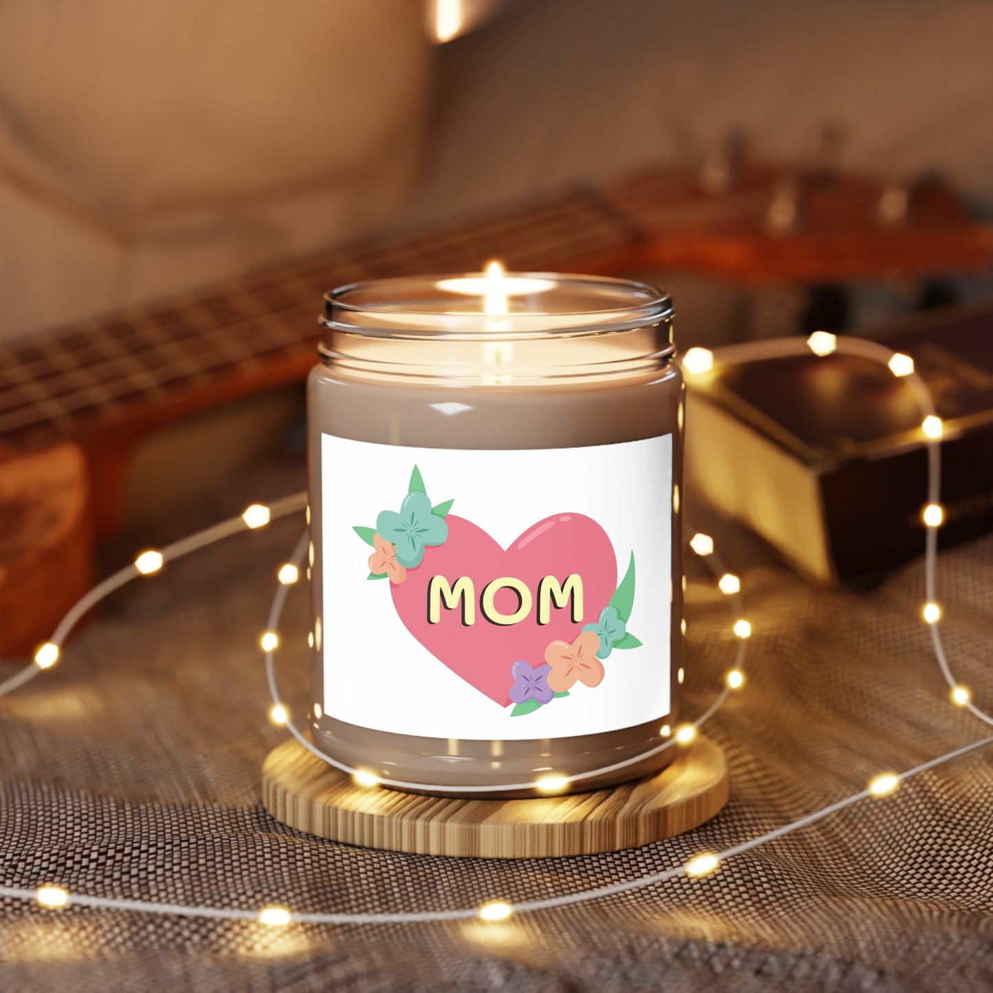 "Mother's Love: Lavender Vanilla Scent- Scented Candle