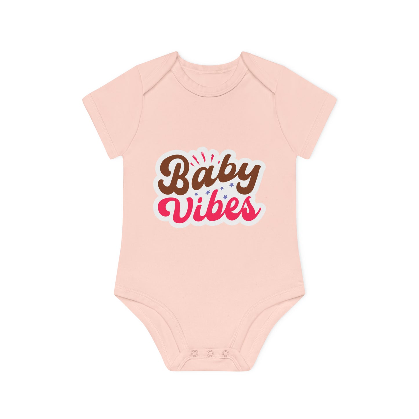 "Cuddly Cutie Baby Organic Short Sleeve Bod- Baby Organic Short Sleeve Bodysuit