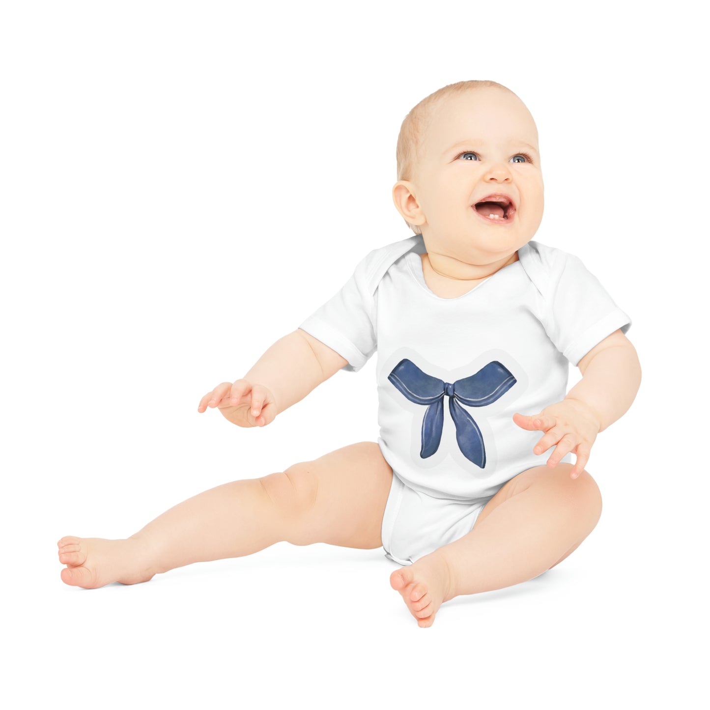 "Organic Cutie: Baby Short Sleeve Bod- Baby Organic Short Sleeve Bodysuit