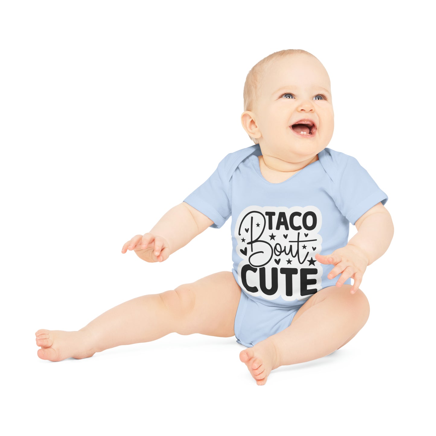 "Taco Bout Cute" - Baby Organic Short Sleeve Bodysuit