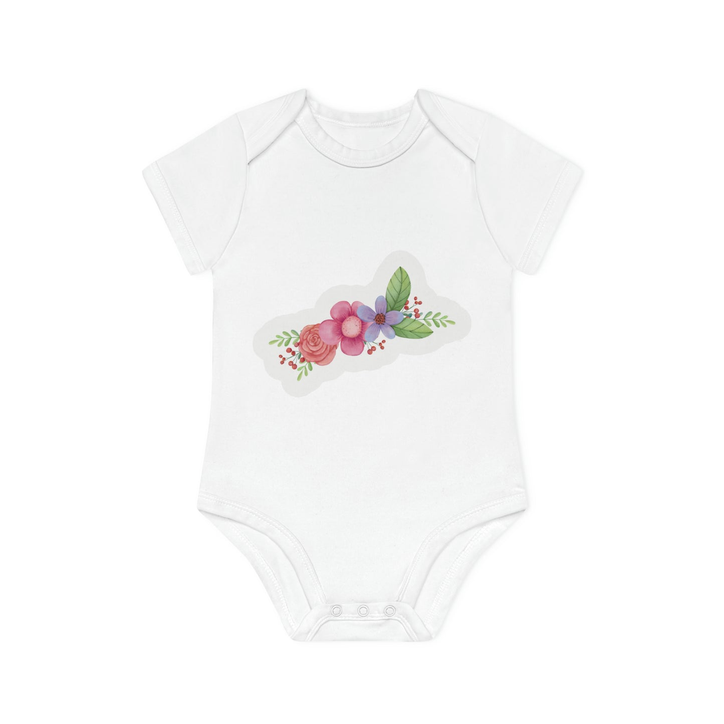 "Organic Cuties: Baby Short Sleeve Bod- Baby Organic Short Sleeve Bodysuit