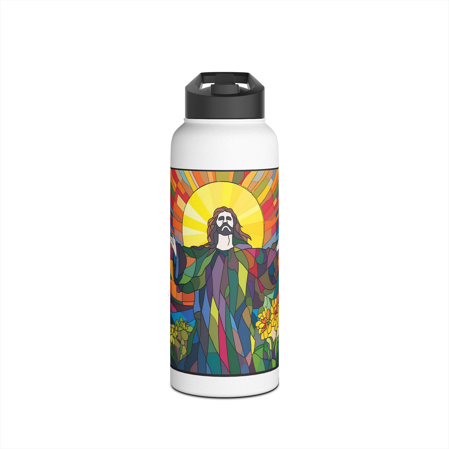 "Jesus Abstract" - Stainless Steel Tumbler