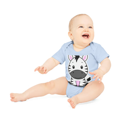 "Organic Cotton Baby Bodysuit - Ad- Baby Organic Short Sleeve Bodysuit