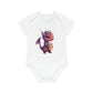 "Little Dragon"" - Baby Organic Short Sleeve Bodysuit