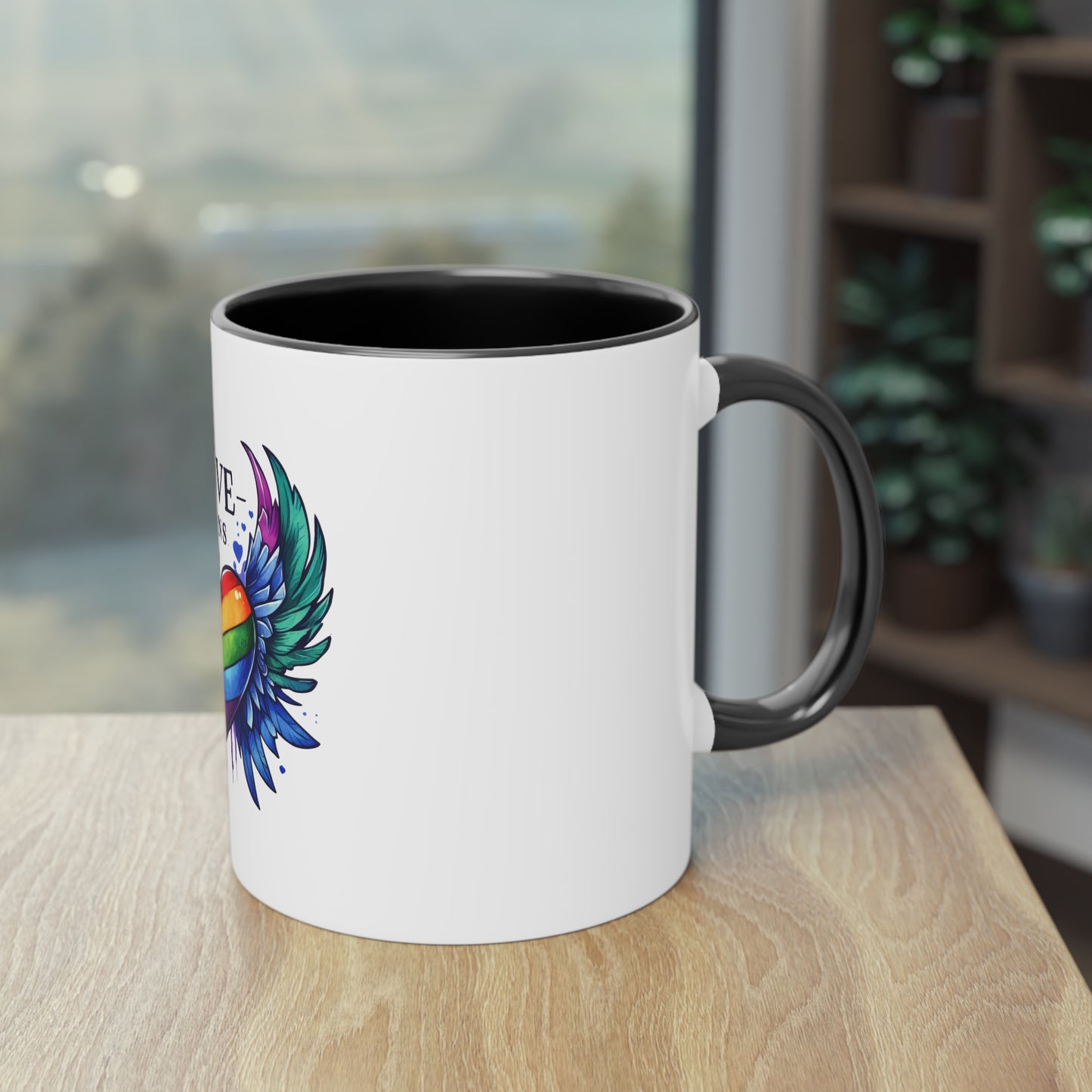 "Rainbow Love Wins" - Two Tone Mug