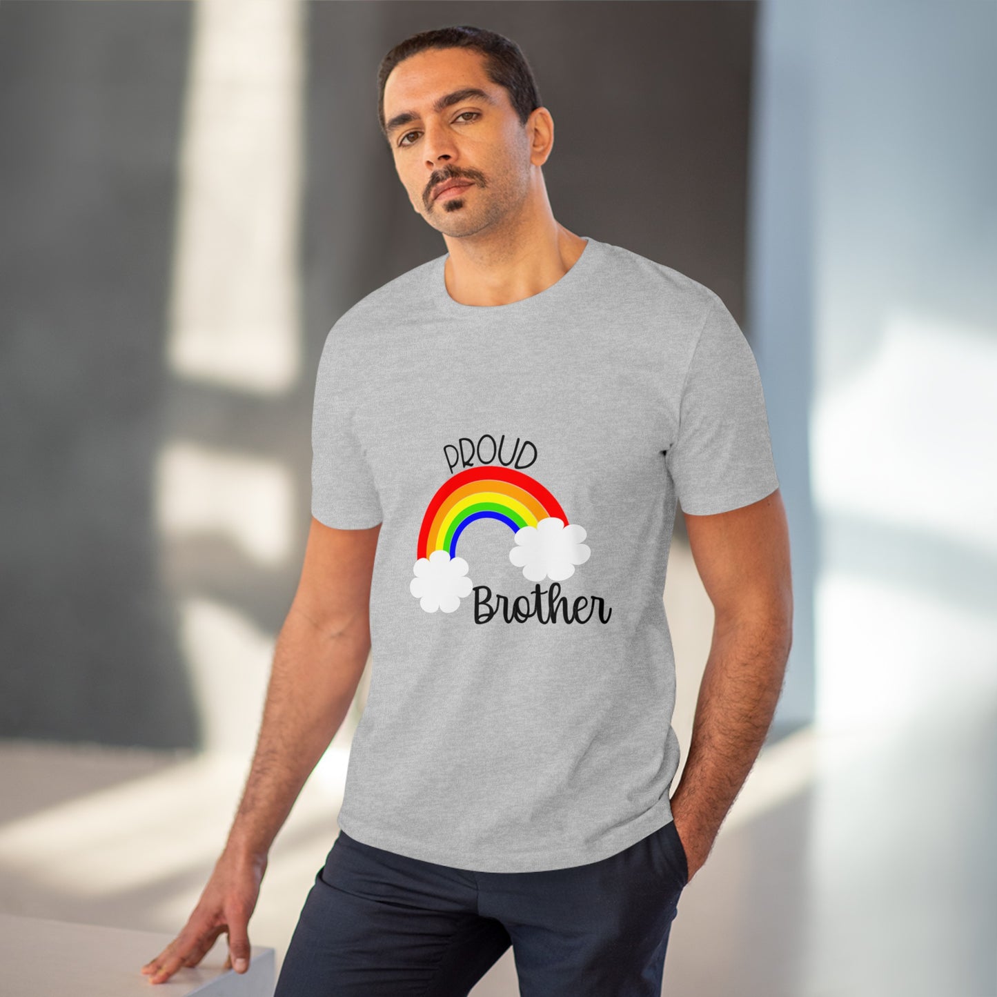 "Proud Brother Rainbow Tee"- T-Shirt