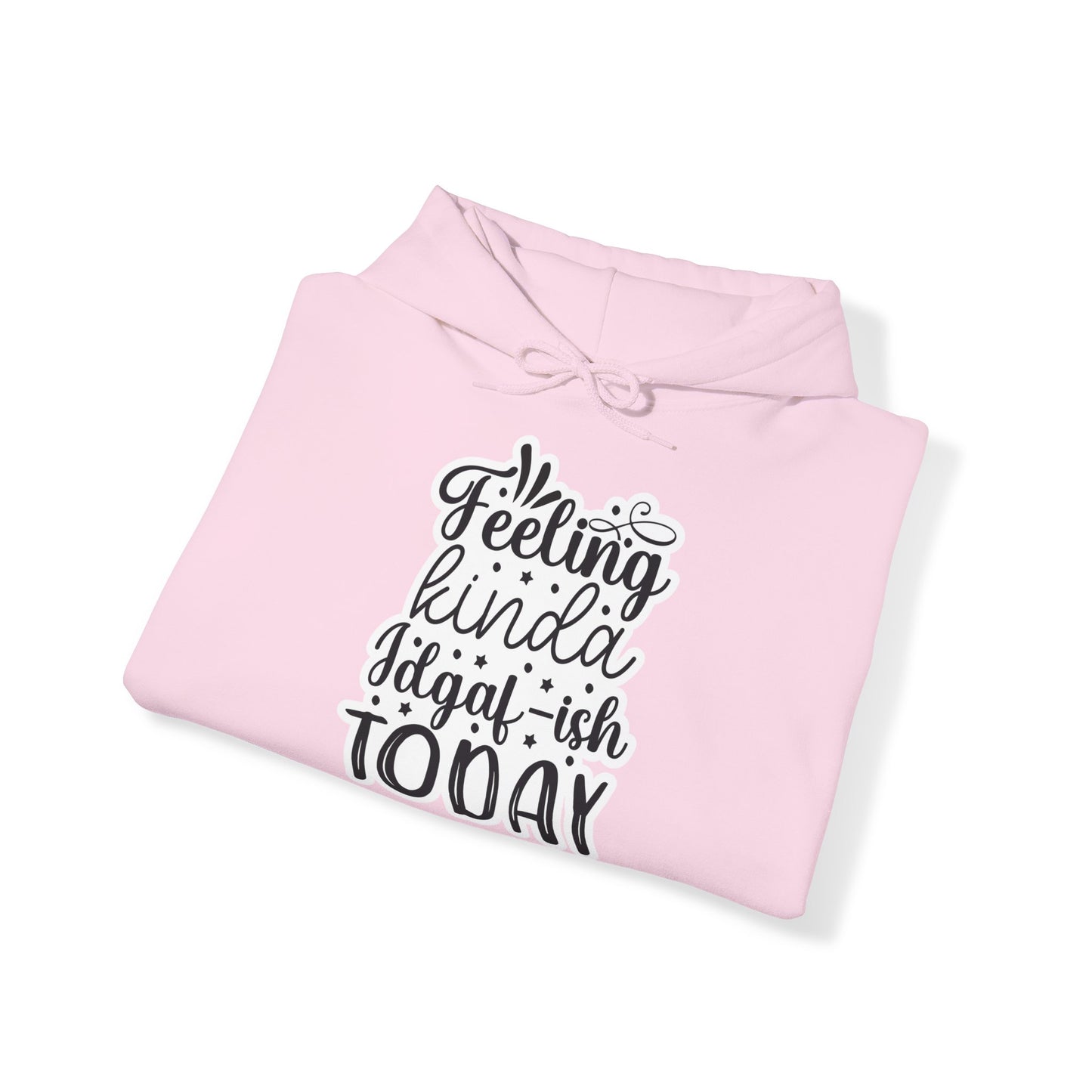 "Feeling kinda IDGAF -ish today" - Sassy Style Hooded Sweatshirt - Hoodie