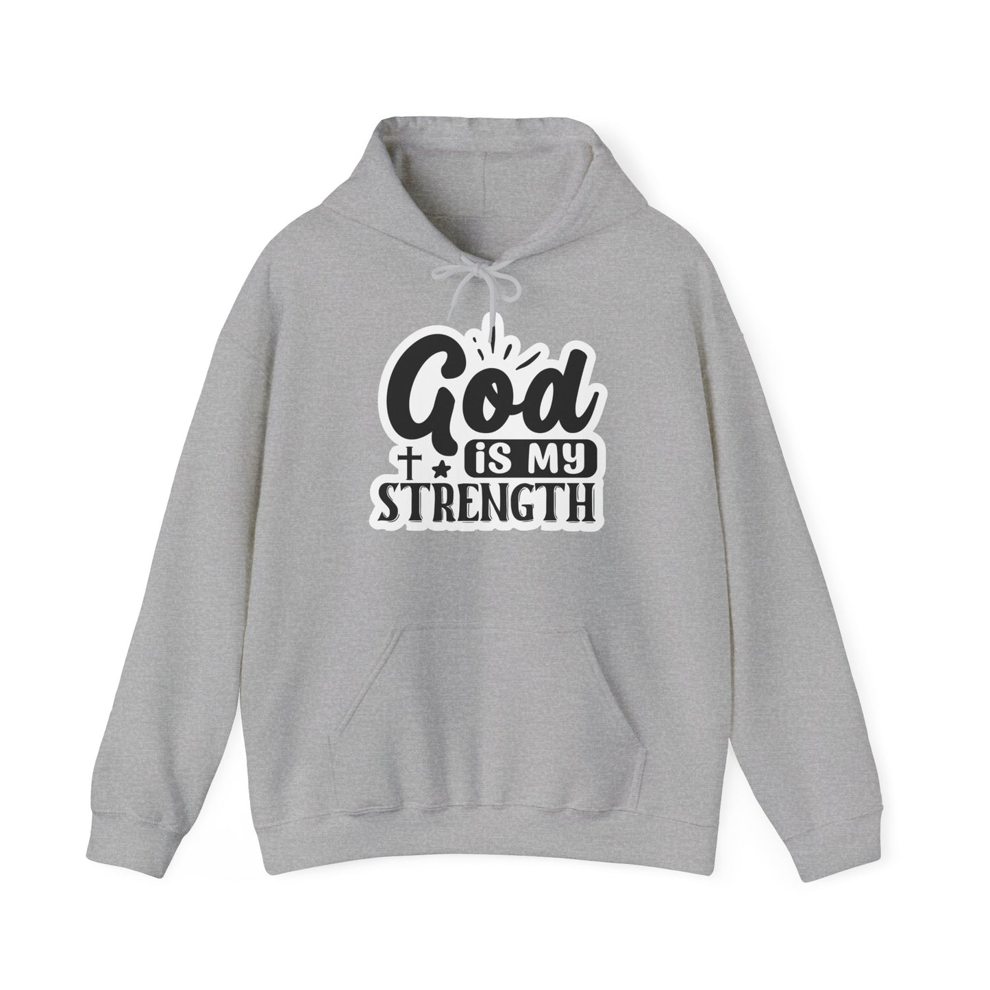 "God is my Strength" - Hooded Sweatshirt - Hoodie